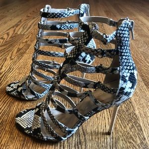 Aldo Snakeskin Stiletto Heels Like New Condition